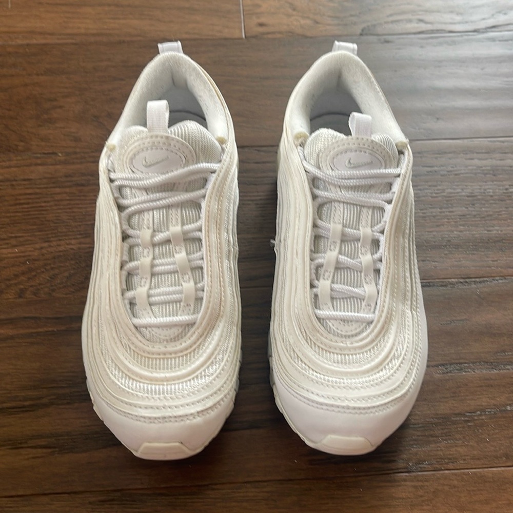Women’s Nike Air Max 97 White Pure Platinum Shoe-6.5